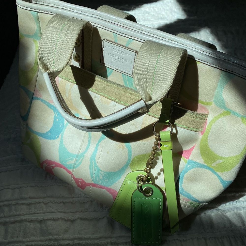 COACH Vintage Signature Print Handbag